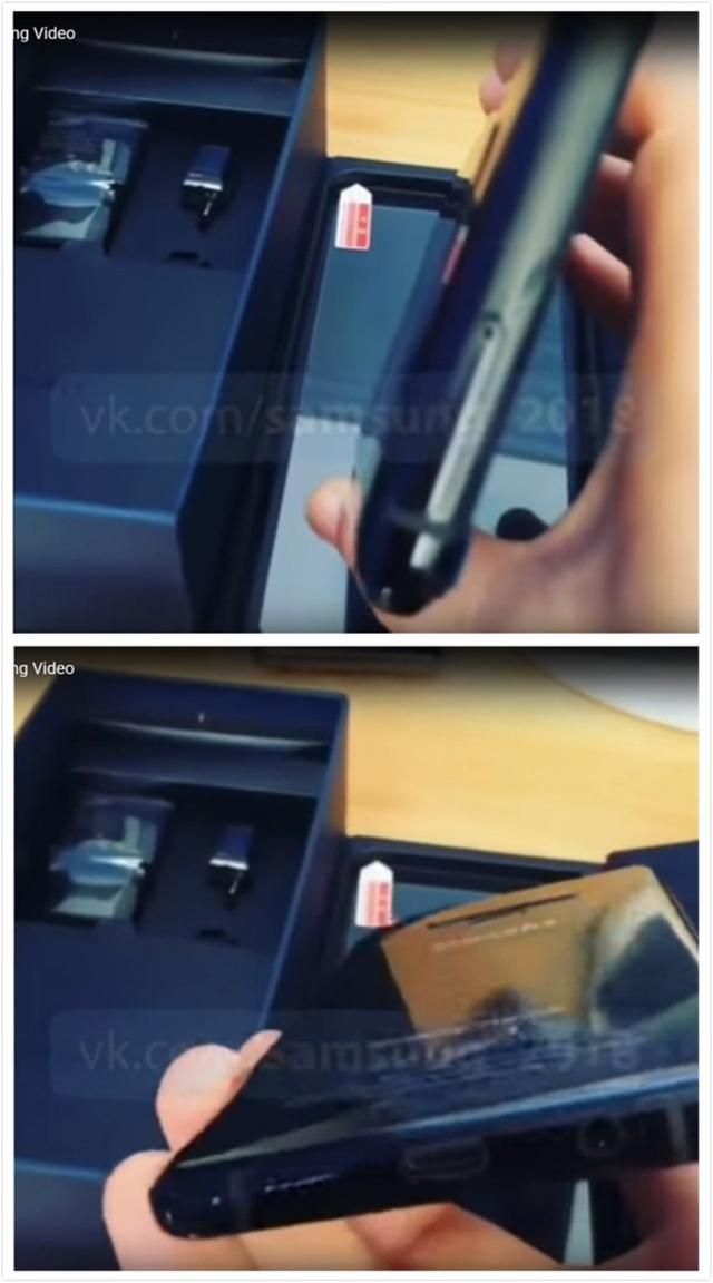三星Galaxy Note 9遭提前开箱，外观细节全被暴露