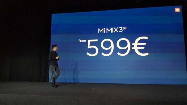 MWC 2019:小米发布599欧的MIX 3 5G版手机，升级骁龙855