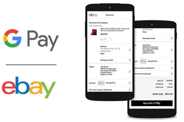 4月上旬生效：eBay引入Google Pay支付方案