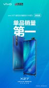 vivo X27获四平台单品销量第一 广角夜景三摄卖火了