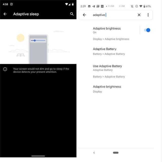 Android 10 Q再曝3项新功能：用户注视手机时不会息屏！