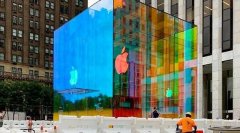 9月20日苹果纽约第五大道立方体旗舰店重新开放
