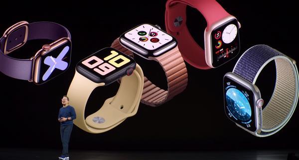 苹果发布Apple Watch 5手表：更专业的健康监测 399美元起