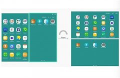 三星可折叠手机系统UI曝光 主打拼接的概念