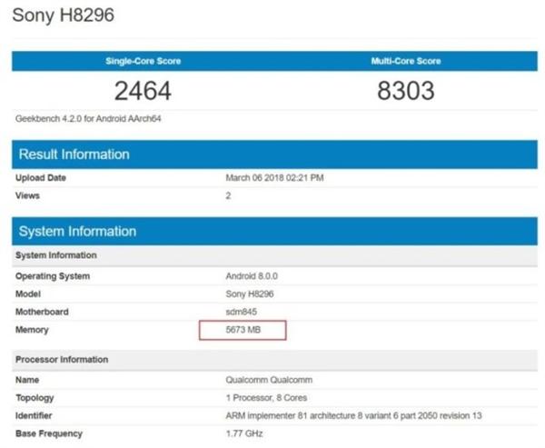 索尼骁龙845旗舰XZ2国行发布时间曝光:不便宜