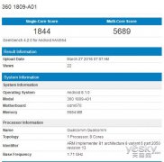 360新机亮相GeekBench：确认搭载骁龙670处理器