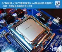 PC鲜辣报·CPU又曝新漏洞 Intel是躺枪还是背锅？