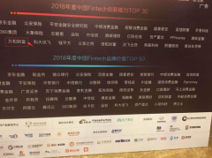 万和财富跻身 “2018中国金融科技创新能力TOP 30”