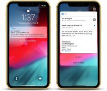 iOS 12.1.1测试本为iPhone XR增加类3D touch功能