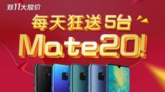 每天狂送5台Mate20！双11就约华为视频看“药神”