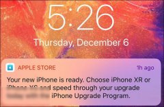 Apple Store应用发推送消息，推销新款iPhone