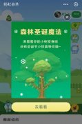 支付宝蚂蚁森林变圣诞小树 惊喜不断创造