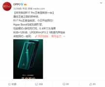 助力升级游戏体验 OPPO R17 Pro王者定制版开启预约