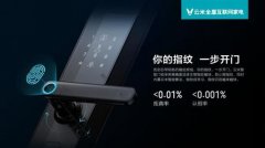 云米互联智能门锁Link发布：一开门就亮灯