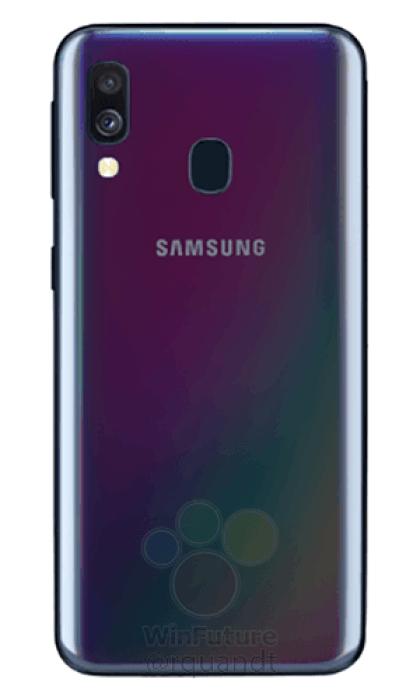疑似Galaxy A40渲染图曝光：或于4月发布 售250欧元