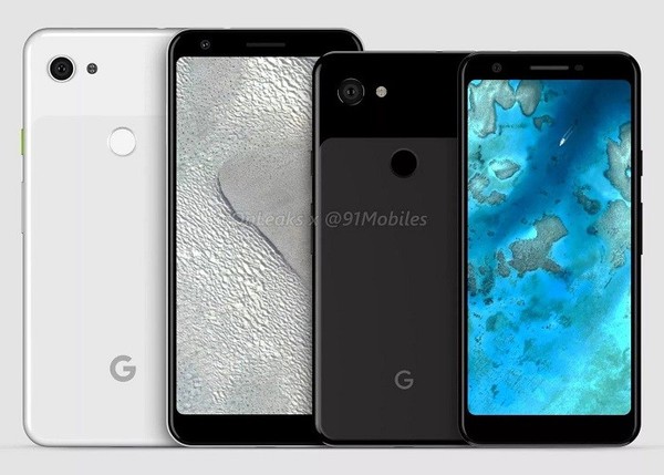 Pixel 3a和3a XL渲染图