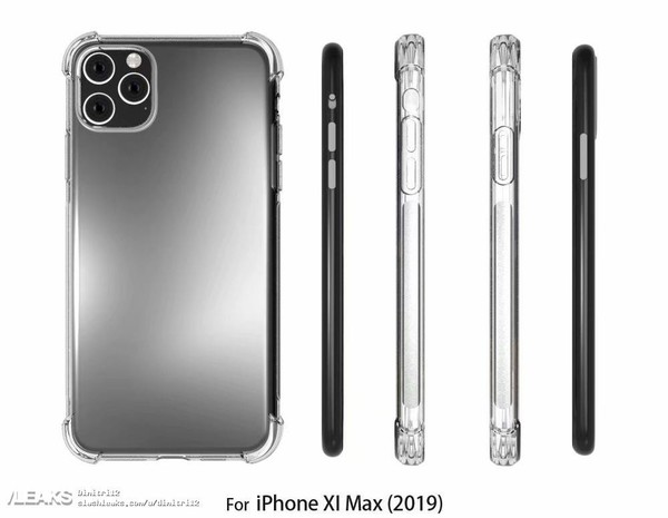 带壳iPhone XI Max渲染图（图源slashleaks）