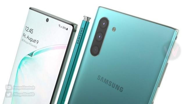 三星Note10新配色曝光：橙色/翡翠绿很“时髦”