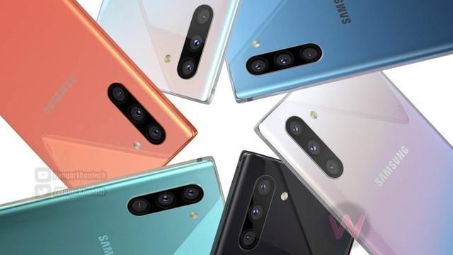 三星Note10新配色曝光：橙色/翡翠绿很“时髦”