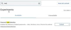 Chrome 78 Canary集成了网络上已泄露密码的检测功能