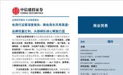 电商代运营深度报告:乘电商东风享渠道+品牌双重红利
